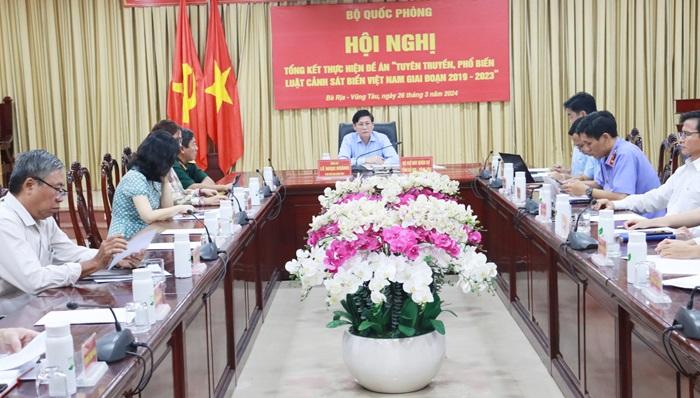 Hội nghị trực tuyến tổng kết thực hiện Đề án tuyên truyền, phổ biến Luật Cảnh sát biển Việt Nam giai đoạn 2019-2023